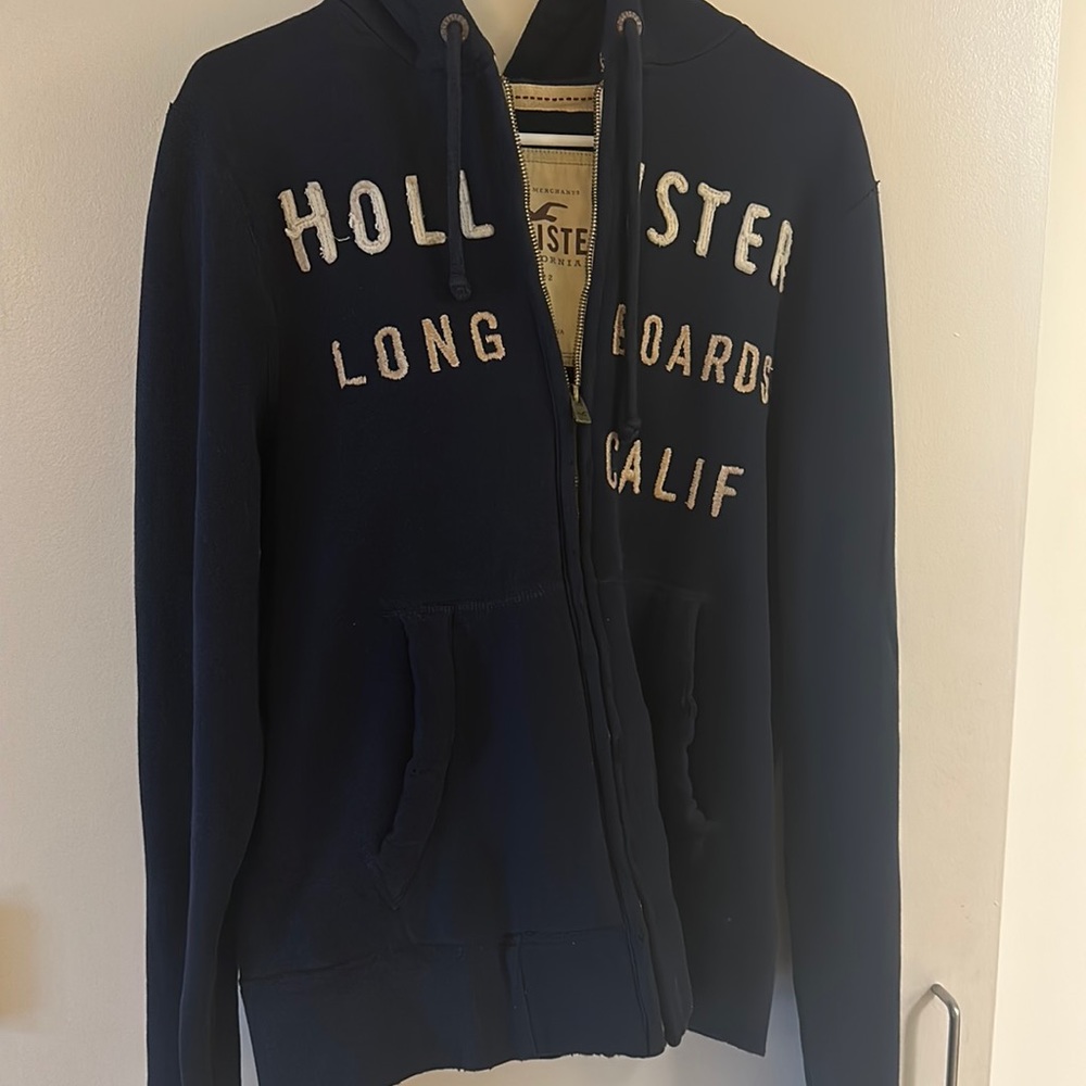 Hollister full zip hoodie